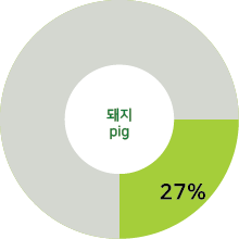 돼지 pig 27%